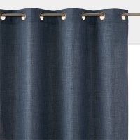 Штора С люверсами с эффектом ткани меланж Exuron 350 x 135 см синий LA REDOUTE INTERIEURS  фото, kupilegko.ru